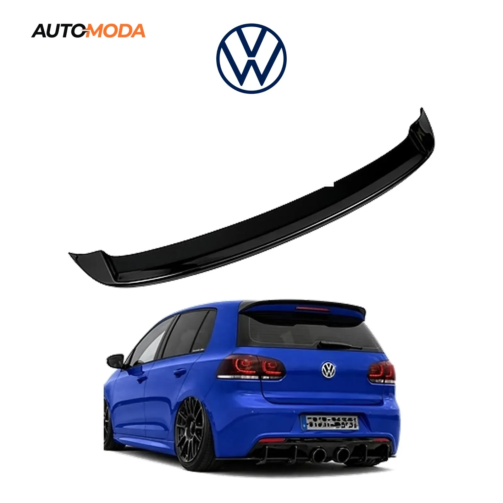 VW Golf 6 krovni spojler GTI/R model 4