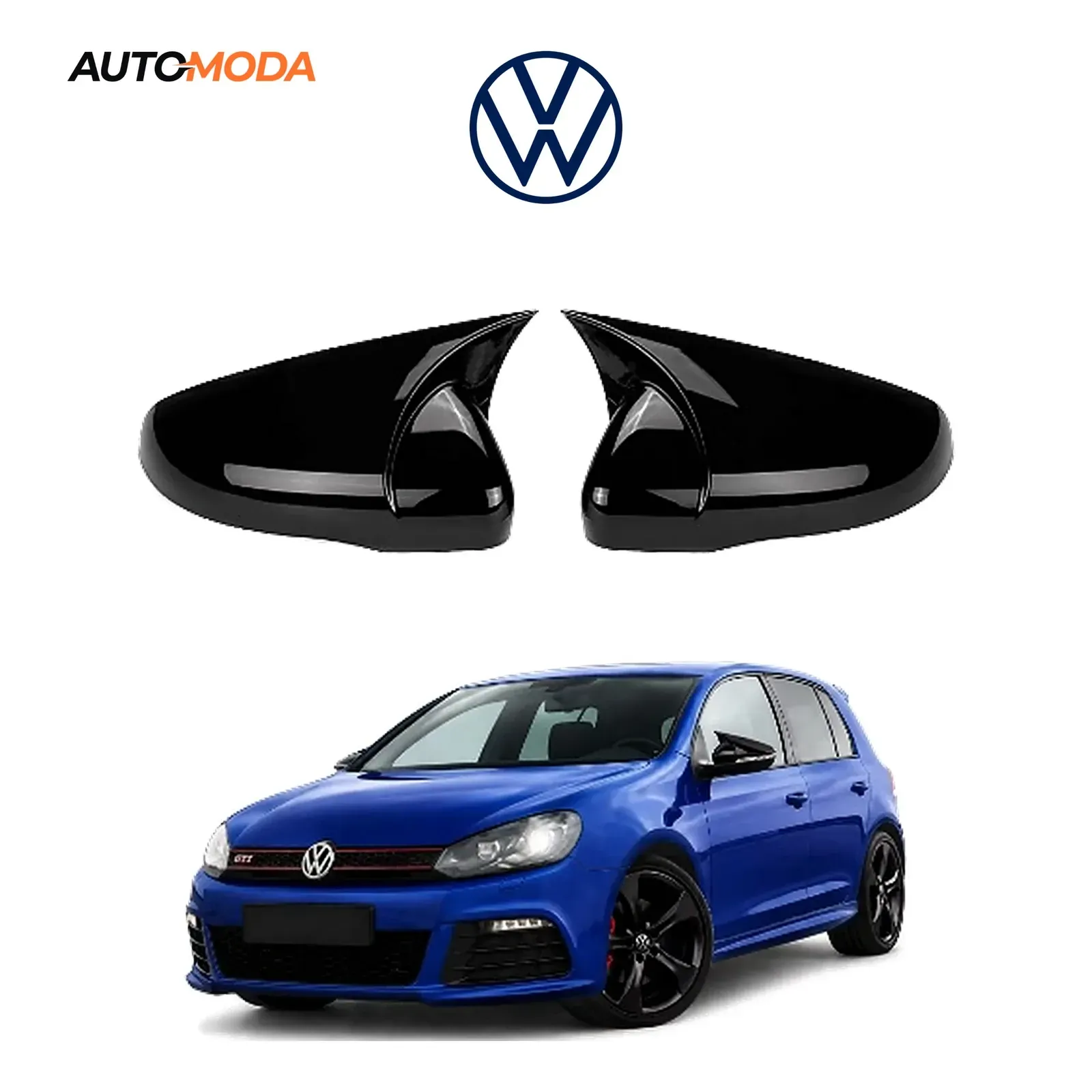 VW Golf 6 poklopci retrovizora GTI/R