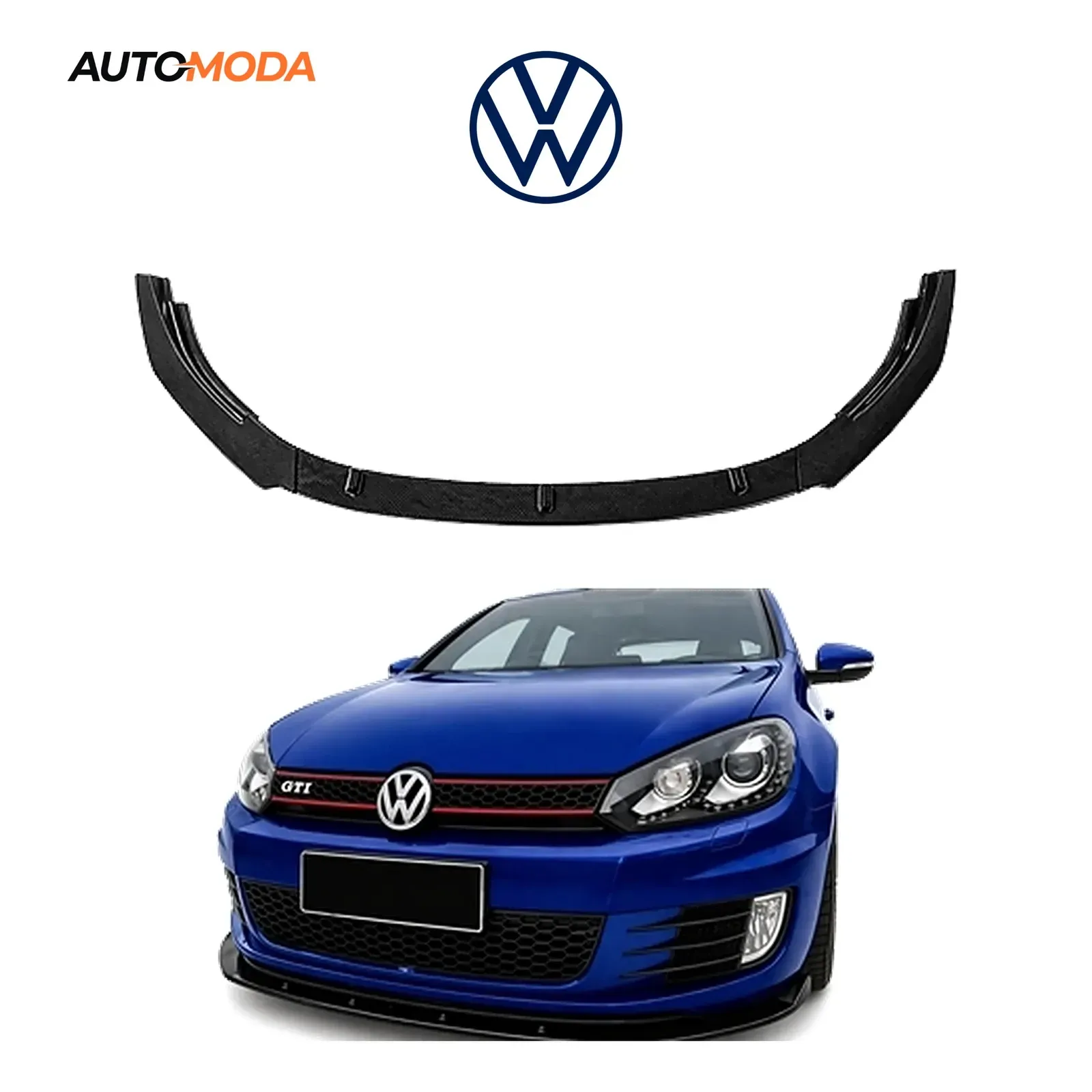 VW Golf 6 prednji lip GTI model 2