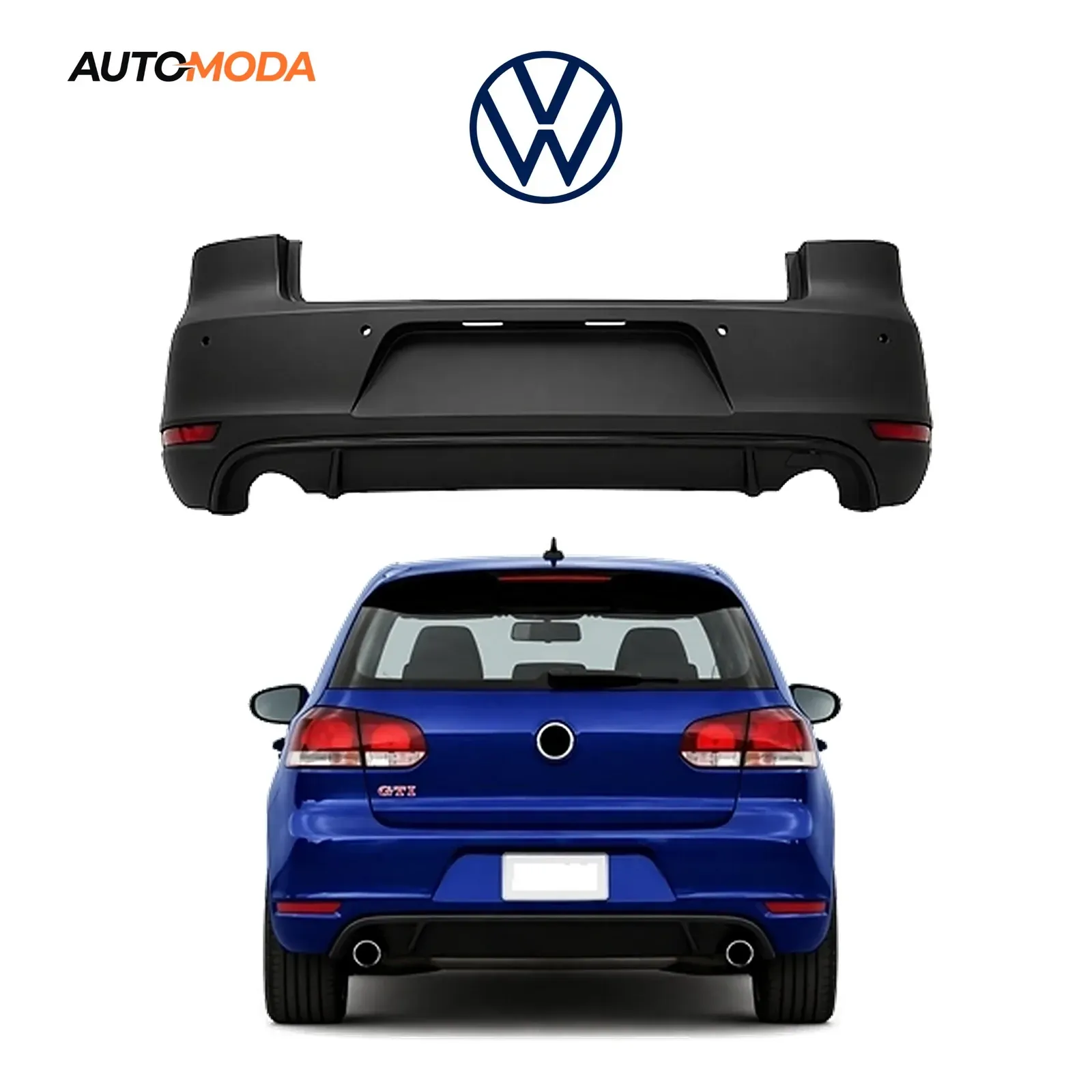 VW Golf 6 zadnji branik GTI