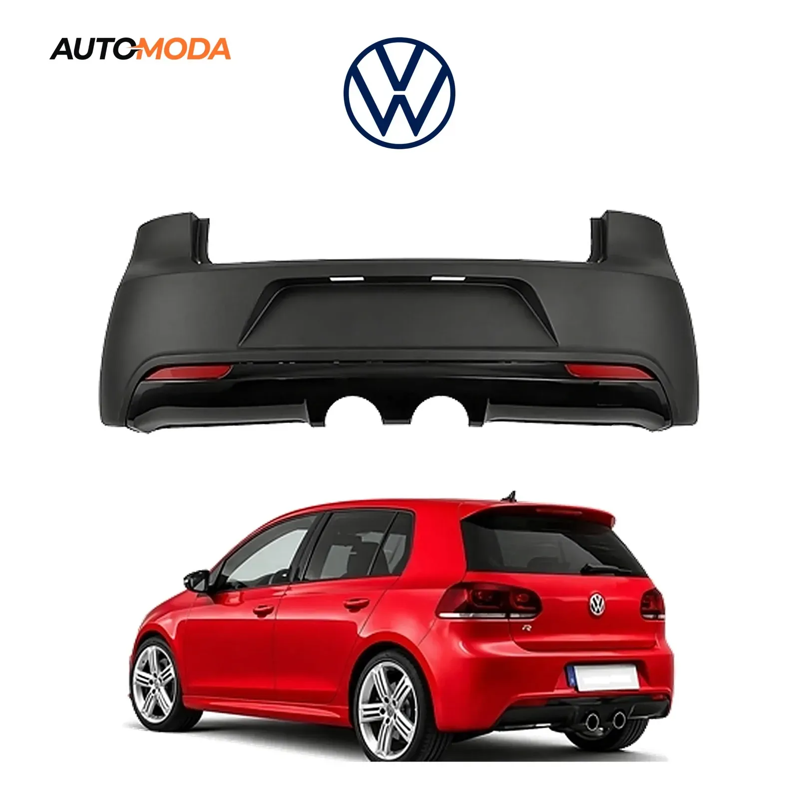 VW Golf 6 zadnji branik R