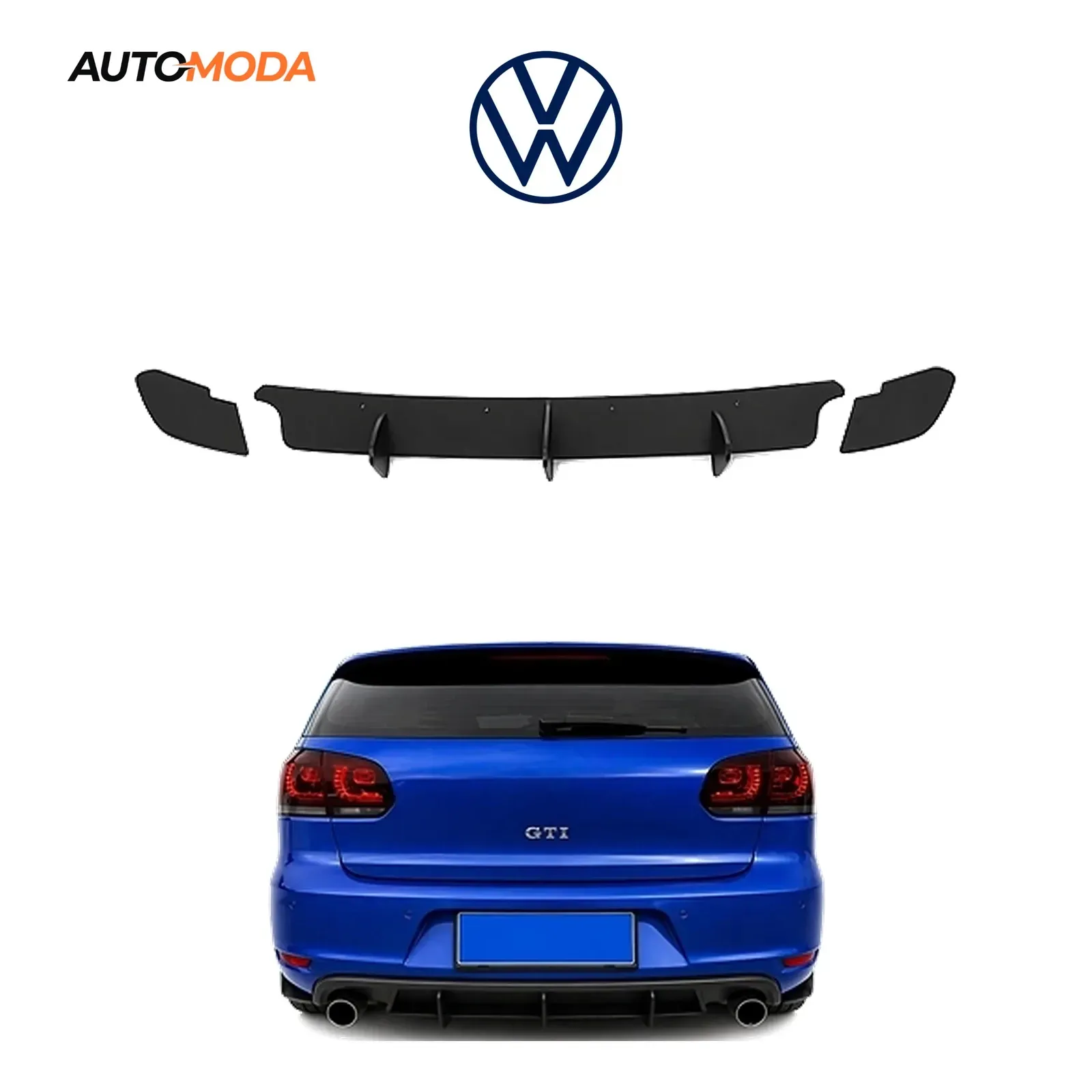VW Golf 6 zadnji difuzor GTI