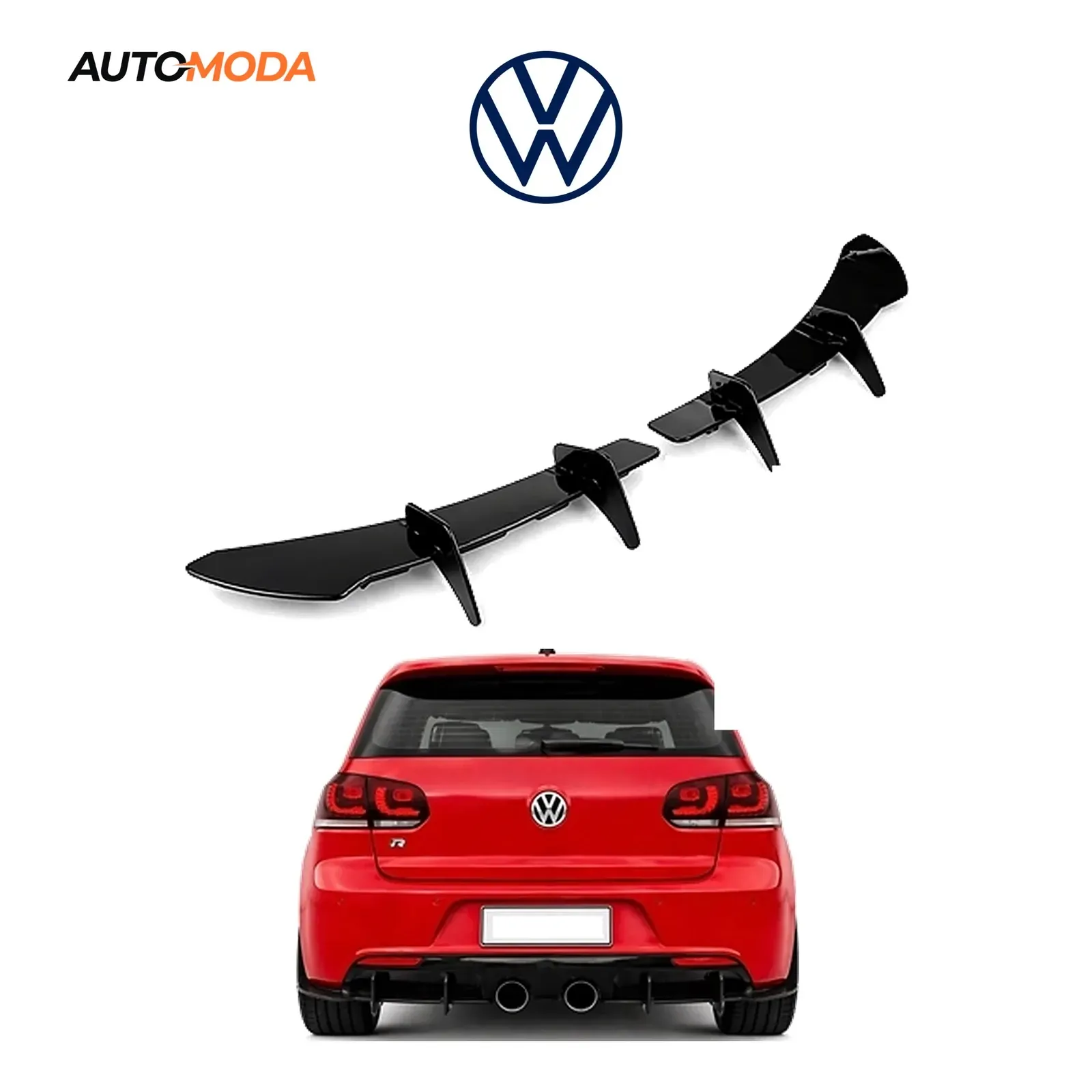 VW Golf 6 zadnji difuzor R