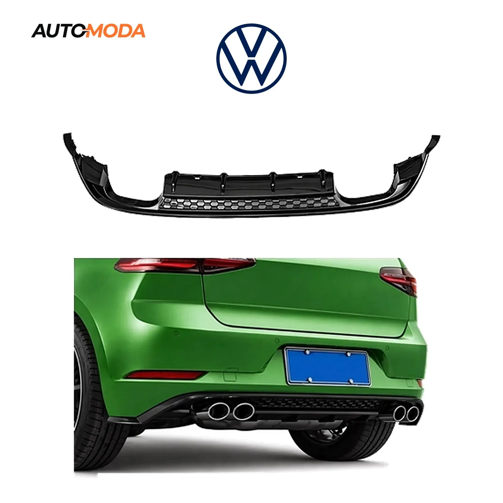 VW Golf 7.5 zadnji difuzor R