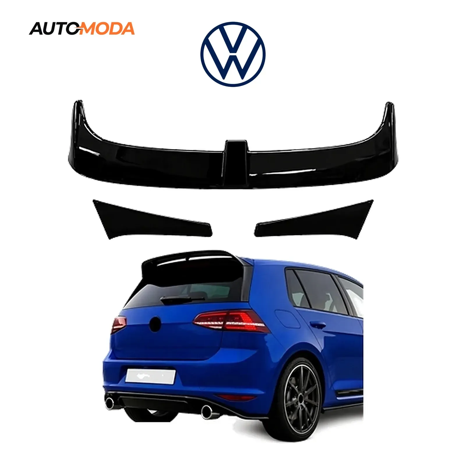VW Golf 7 i 7.5 krovni spojler GTI/R model 3