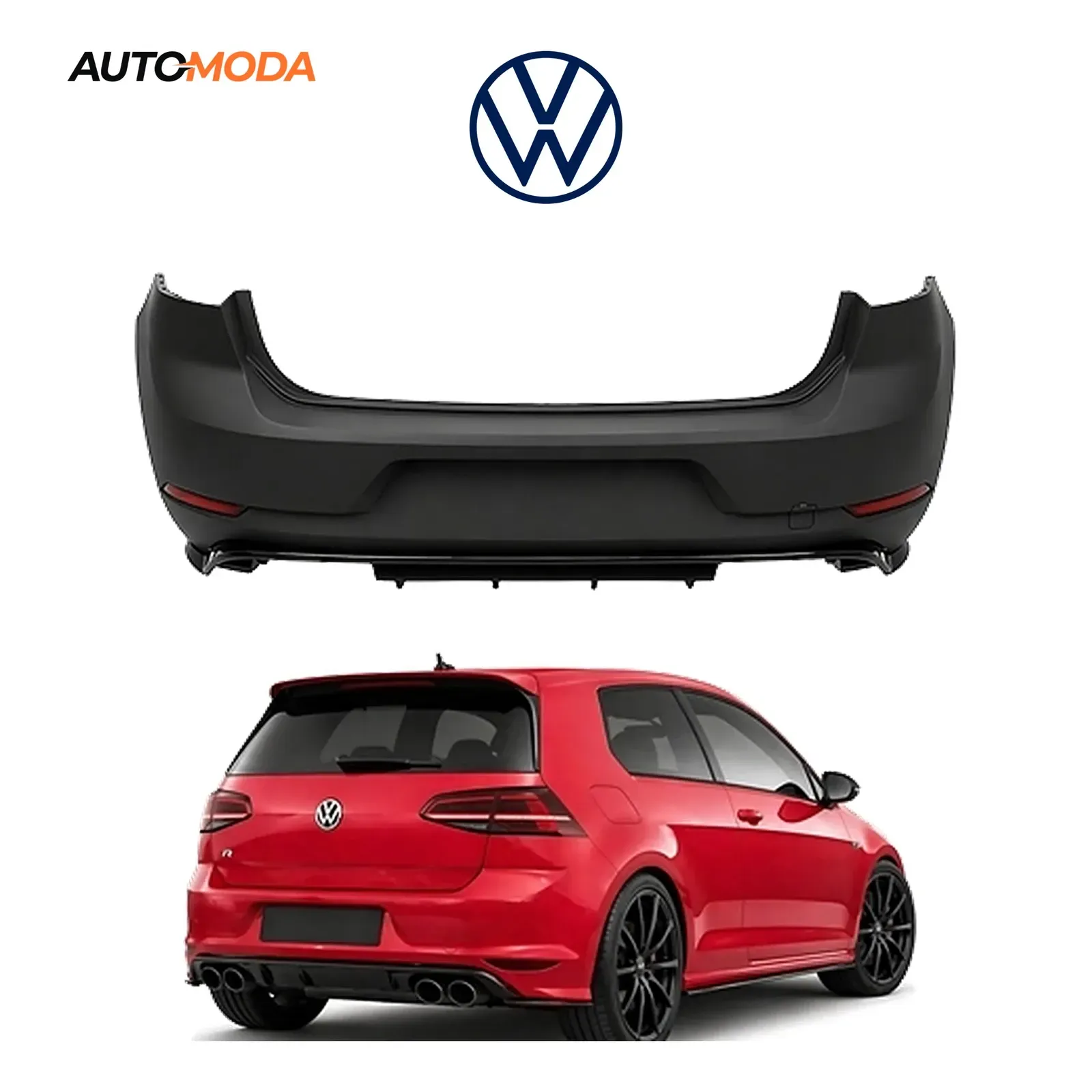 VW Golf 7 zadnji branik R