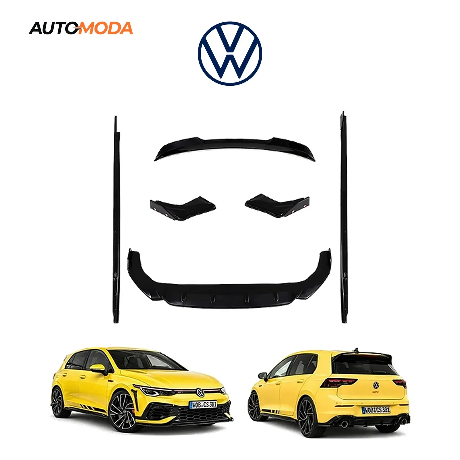 VW Golf 8 aero kit GTI/R model 2
