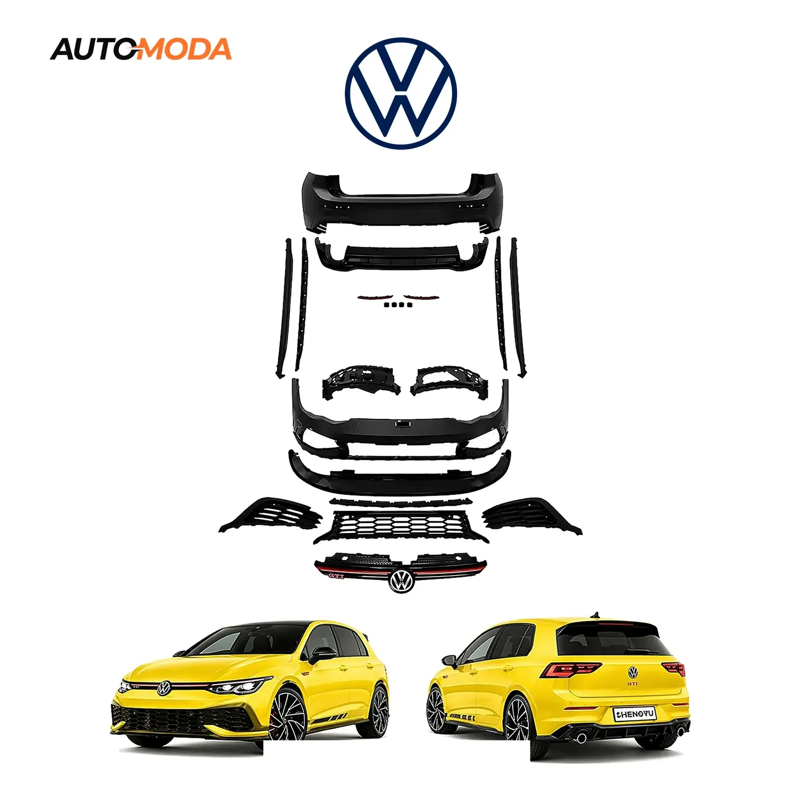 VW Golf 8 body kit GTI (konverzija u Golf 8.5)