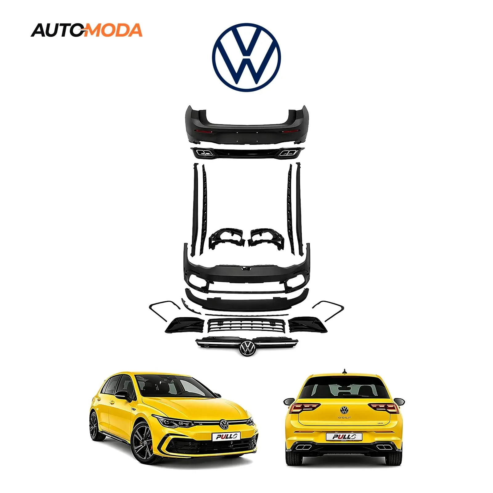 VW Golf 8 body kit R (konverzija u Golf 8.5)