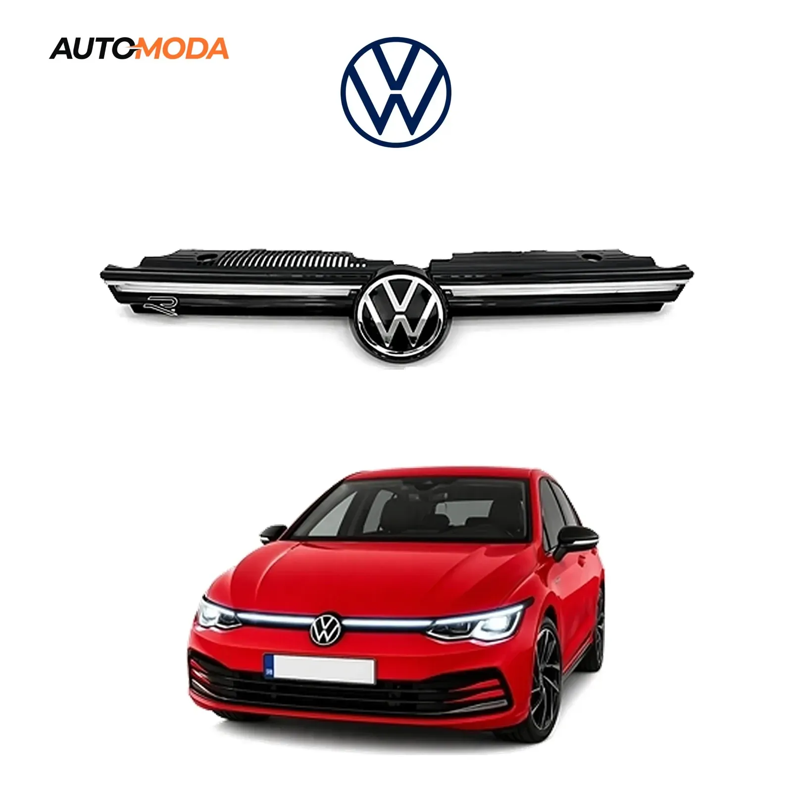 VW Golf 8 prednja maska LED R