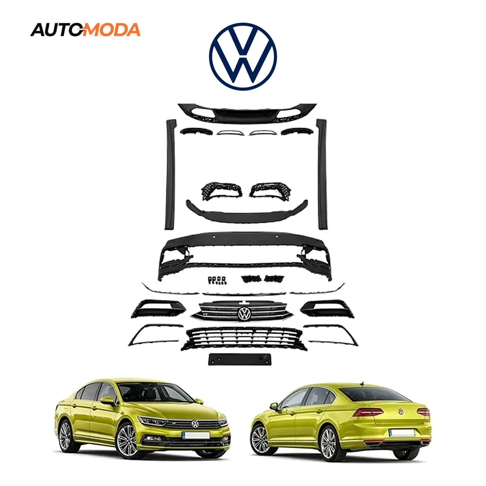 VW Passat B8 body kit R-Line