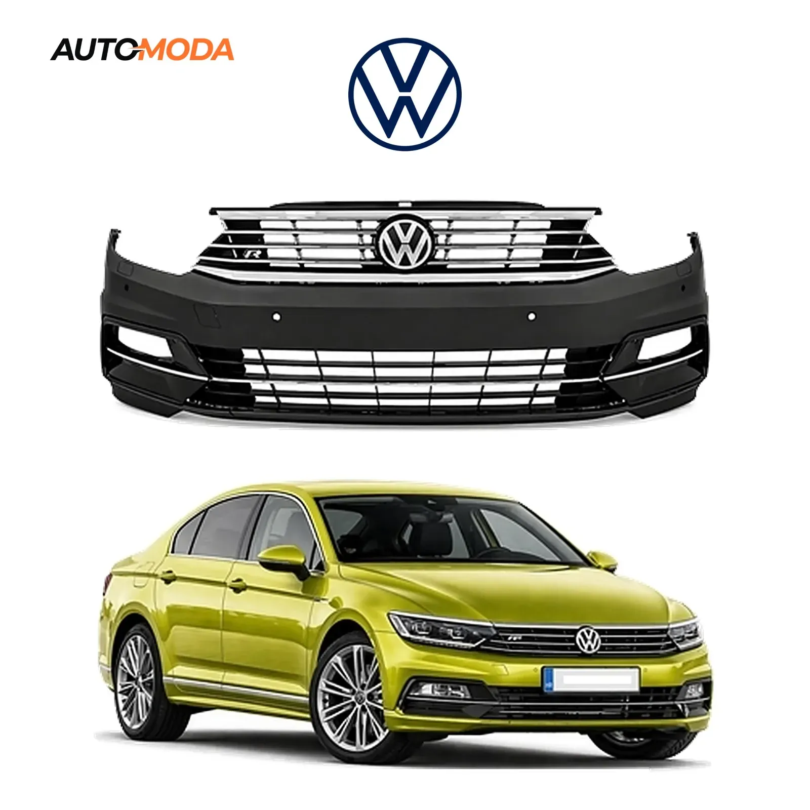 VW Passat B8 prednji branik R-Line